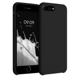 Husa pentru Apple iPhone 8 Plus / iPhone 7 Plus, Silicon, Negru, 40842.47