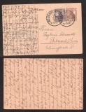 Germany Reich 1920 Uprated postcard stationery Neuenburg to Riberach DB.034