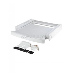 Kit suprapunere masina de spalat si uscator de rufe, universal, cu sertar Wpro 60x60 cm - 484000008436