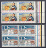 ROMANIA 1977 LP 940 UZUALE BLOCURI DE 4 TIMBRE MNH, Nestampilat