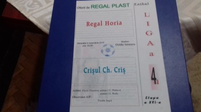 program Regal Horia - Crisul Chis. cris foto