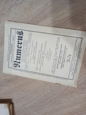 NUMERUS , REVISTA LUNARA DE MATEMATICI ELEMENTARE PENTRU INVATAMANTUL SECUNDAR , LOT 4 NUMERE 1938 foto