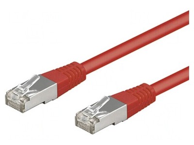 Patch cord retea rosu 3m SF/UTP Cat5e foto