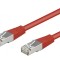 Patch cord retea rosu 3m SF/UTP Cat5e