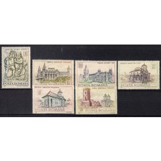 1968 - Monumente istorice, serie neuzata