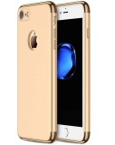 Cumpara ieftin Husa iPhone SE 2 (2020) MyStyle Elegance Luxury 3in1 Gold, Protectie Socuri, Carcasa PC, Auriu