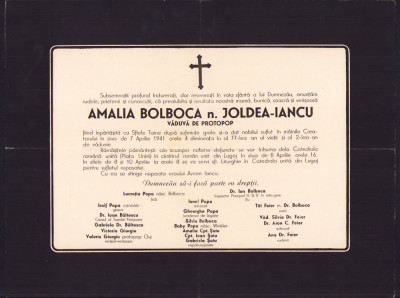 HST A287 Ferpar nepoata Avram Iancu Amalia Joldea-Iancu m Bolboca 1941 foto