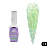 Ojă semipermanentă Unicorn Glow 8 ml, 01