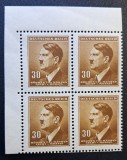 Protectoratul Boemiei și Moraviei (1942&ndash;1944) -Bloc 30h Brun-Masliniu cu Margine (MNH) CLK1