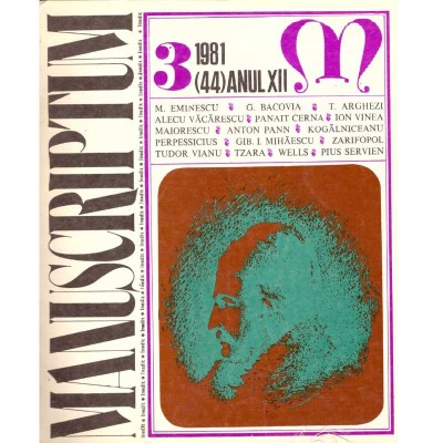 colectiv - Manuscriptum - 3/1981 (44) Anul XII - - 136523 foto