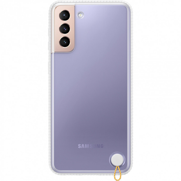Husa Plastic Samsung Galaxy S21+ 5G, Clear Protective Cover, Alba EF-GG996CWEGWW