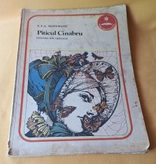 PITICUL CINABRU - Editura Ion Creanga, anul 1983, carte de povesti pentru copii, ilustratii Val Munteanu, carte dimensiuni mari