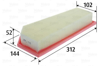 VALEO 585486 Filtru aer foto