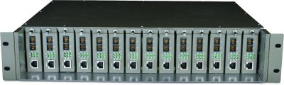 &amp;quot;14-Slot Media Converter Chassis SPEC: 14-Slot, Rackmount FEATURE: Redundant Power foto