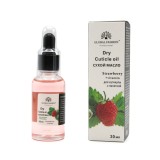 Ulei de cuticule cu pipetă, aromă de căpușună, Global Fashion, 30 ml