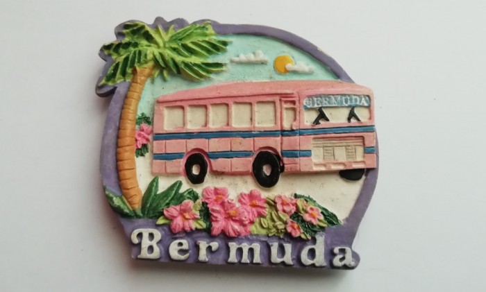 D3 - Magnet frigider - tematica turism - Bermude 1