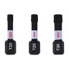 Set 3 Biti Impact Bosch T20 T25 T30, 25mm, Prindere Hexagonala 1/4&quot;, Scule Insurubare, Profesional