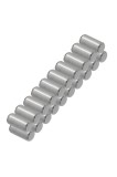 Pini de poziționare din oțel inoxidabil 20 buc 304 6&times;12mm pentru suport de raft &ndash; argintiu