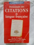 Dictionnaire des citations de langue fran&ccedil;aise