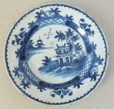 Farfurie de Lambeth decorata cu motive chinezesti Anglia sec 18