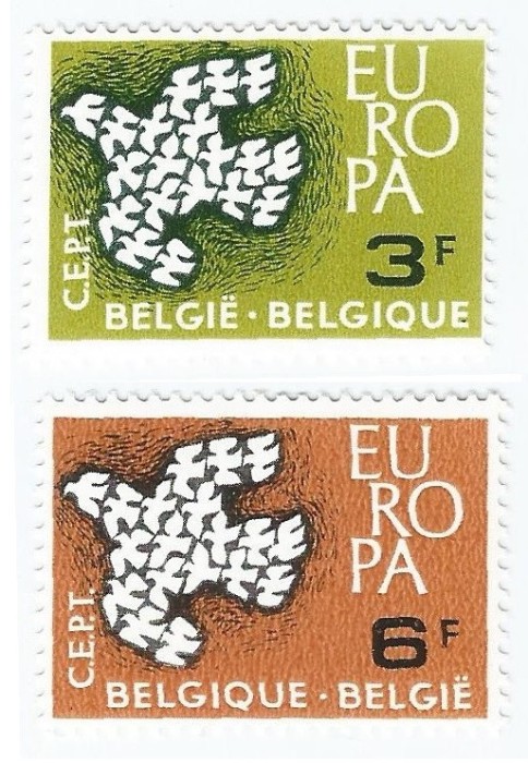 |Belgia, Europa CEPT, 1961, MNH