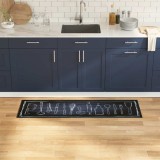 vidaXL Covor de bucătărie Spațiul bucătarului 45 x 150 cm Catifea
