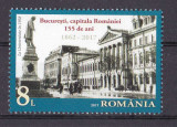 RO 2017 , LP 2161 ,&quot;155 ani Bucuresti - capitala Romaniei &quot; MNH