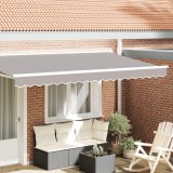 VidaXL Marchiza Valance pentru Cadru de 4 m Gri deschis 3.8x0.2 m