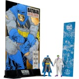 Set 2 Figurine Articulate DC Direct Page Punchers - Batman &amp; The Joker (Batman The Dark Knight Returns) 8 cm, Mcfarlane Toys