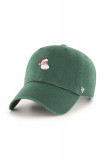 47brand șapcă din bumbac culoarea verde, cu imprimeu