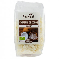 Chipsuri din Nuca de Cocos Natur Bio 100gr Pronat