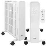 Calorifer electric cu ulei Kaminer Arvell 2500W, WiFi, 11 elementi, alb