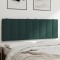 vidaXL Pernă tăblie de pat, Hanko, verde, 140 cm, catifea 374672