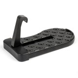 Treapta auto universala AMiO pentru acces la plafon, boxa sau portbagaj de plafon, montaj pe elementul incuietorii usii, aluminiu, antiderapanta,