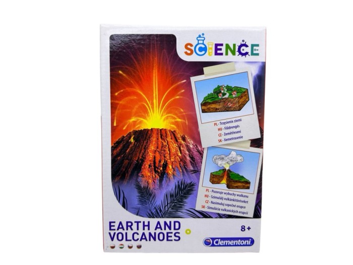 Set Stiintific Clementoni Pamantul si Vulcanii 8+