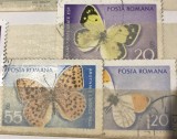 (3) Timbre Serii Romania Fauna Fluturi