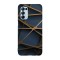 Husa compatibila cu Oppo A76 model abstract shapes on blue wall, Silicon, TPU, Viceversa