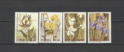 ZAMBIA 1992 FLORI ORHIDEE foto
