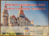 Bancnota suvenir de 0 euro: Castelul Corvinilor - Hunedoara