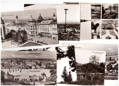 Cluj Napoca 1961-1967 - Lot 8 ilustrate circulate foto