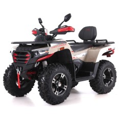 ATV Asix Challenger 300cc, roti 12 inch, 2+1 viteze, culoare crem/rosu, inregist... Cod Produs: MX_NEW A6CHALLENGER300EECA19-4