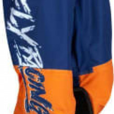 Pantaloni off road FLY RACING YOUTH KINETIC KHAOS culoare navy blue/portocaliu/alb, mărime 26