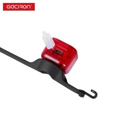 Stop LED Gaciron W07R, IPX4, 4 moduri, 15 lumeni, acumulator inclus