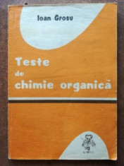 Teste de chimie organica- Ioan Grosu foto