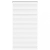 Jaluzea tip zebra alb lățime țesătură 75,9 cm poliester