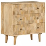 VidaXL Dulap cu sertar, 70x35x70 cm, lemn masiv de mango