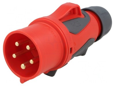 Conector Alimentare AC Trifazat 32A 400VAC IP44 foto