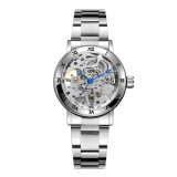 Ceas Dama T-Winner 8233 Argintiu Mecanic , Design Business, Fashion, Rezistent la Apa 3ATM - Copie