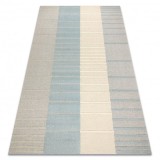 Covor din l&acirc;nă FLUX 461.3.AE120 OSTA - Linii, structural, loft gri / albastru, 200x300 cm