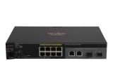 Switch Aruba 2530-8G-PoE+ J9774A, 8 porturi de 1 Gb PoE+, 2 porturi combo de 1 Gb, gestionat, fără sursă de alimentare